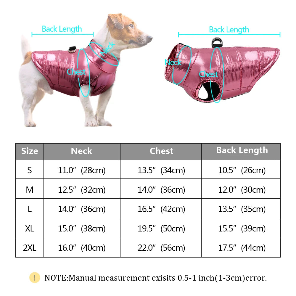 Waterproof Winter Vest for Small Dogs
