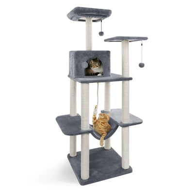 (Copy) (Copy) Cat Tree Furniture Tower Climb Activity Tree Scratcher Play House Kitty Tower Furniture Pet Play House