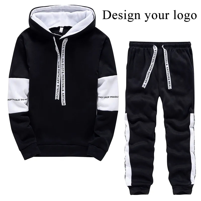 2022 Men's Two-Piece Tracksuit Set - Luxury Hoodie and Pants
