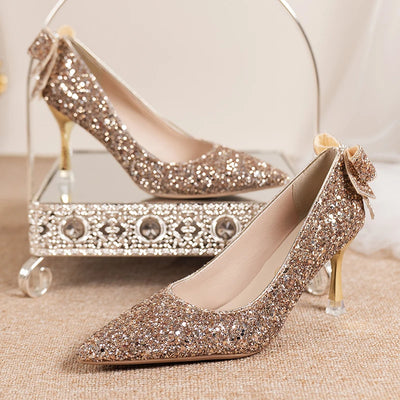 Sequined High Heels for Women - 2023 Autumn Collection