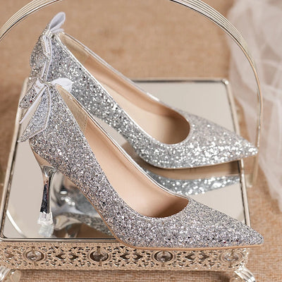 Sequined High Heels for Women - 2023 Autumn Collection