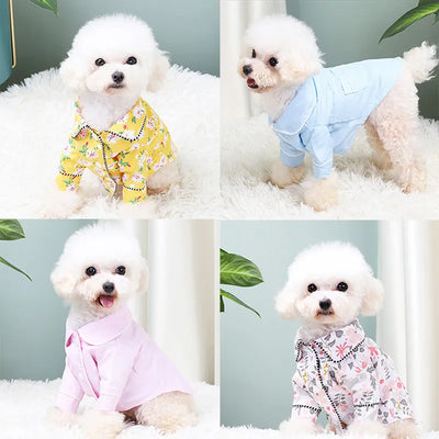 Silk Luxury Pet Pajamas for Small to Medium Pets (XS-2XL)