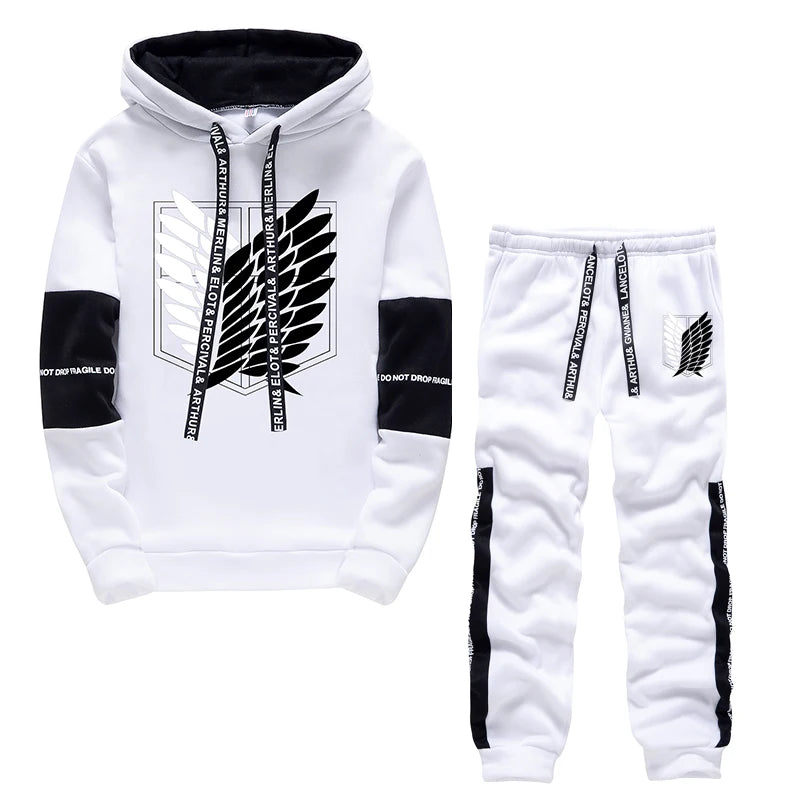 2022 Men's Two-Piece Tracksuit Set - Luxury Hoodie and Pants